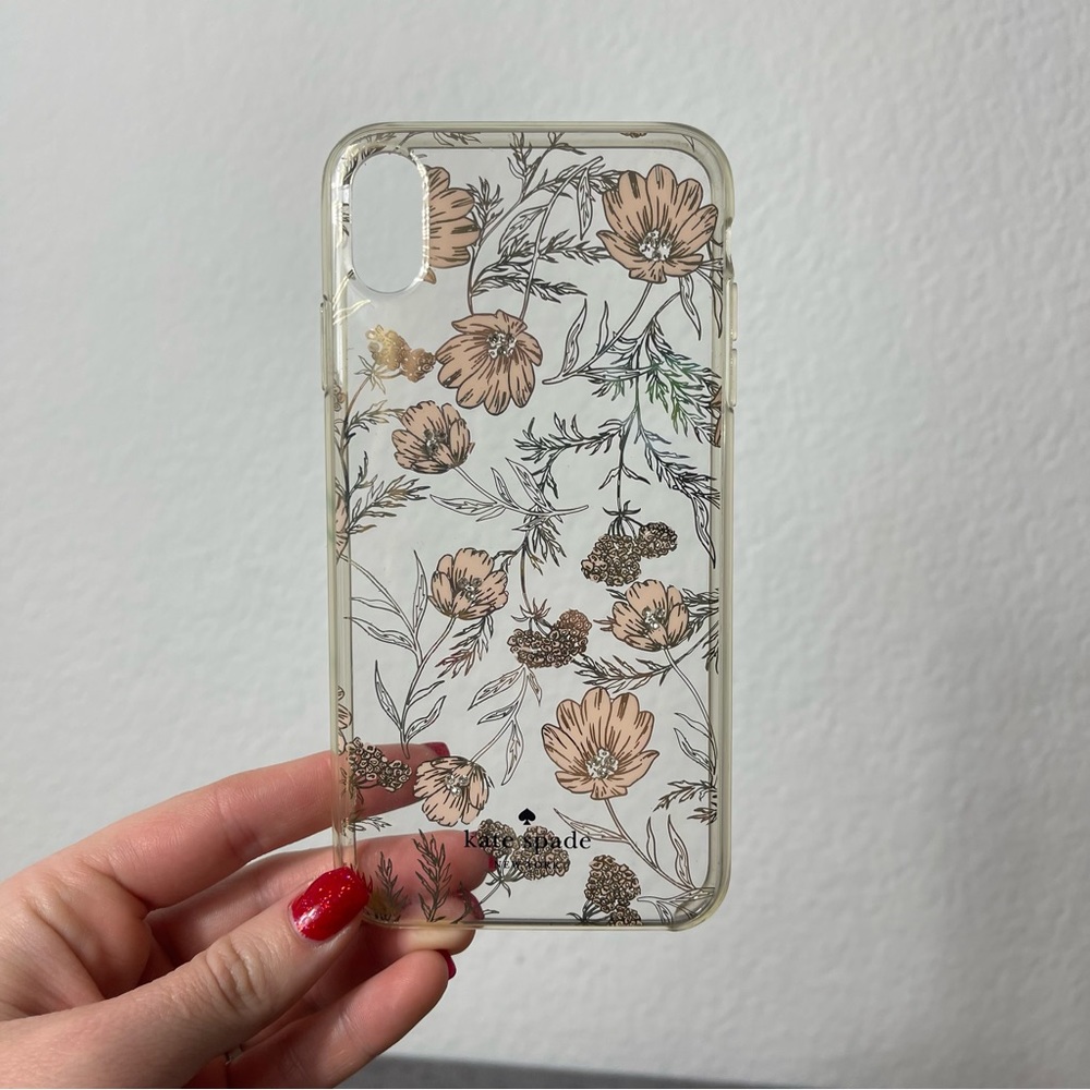 Kate Spade iPhone X Floral Clear Phone Case
